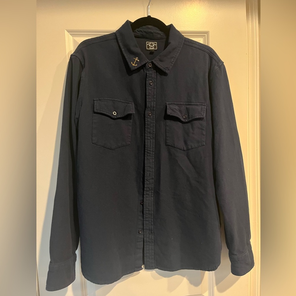 Dark Seas Go To Flannel Shirt